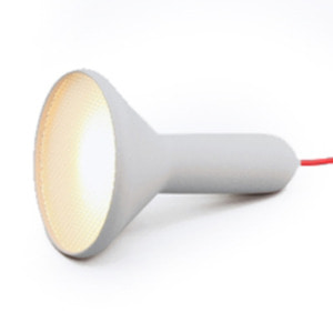 T1 CONE TORCH LIGHT - GREY / RED