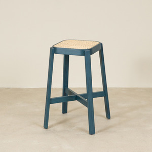 CANE COLLECTION HIGH STOOL (X LEG) (6 COLORS)