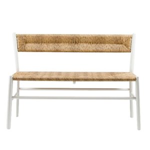STIPA BENCH WITH BANQUETTE - WHITE (재고 문의)