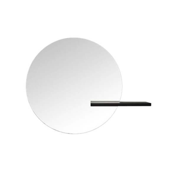 SHIFT MIRROR LARGE ROUND - BLACKSTAINED OAK (바로배송)