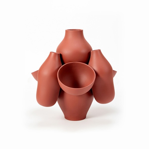 Moustache Allpa Vase - Terracotta