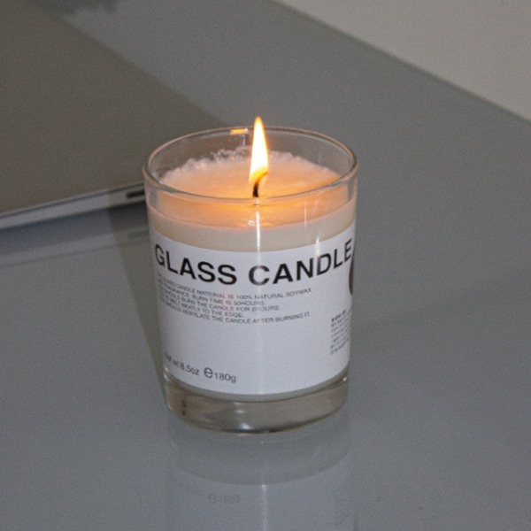 GLASS CANDLE (4 favor)