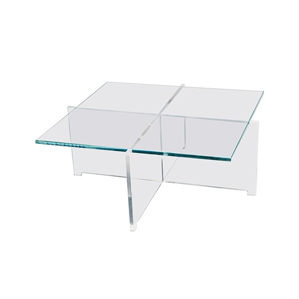 CROSSPLEX LOW TABLE - GLASS