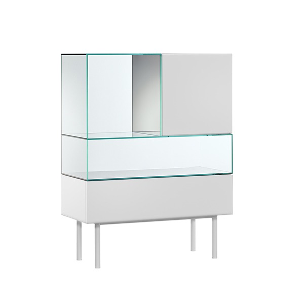 S4-2 DISPLAY CABINET - SPECIAL COLOR WHITE