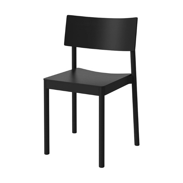 TUNE DINING CHAIR - BLACK OILED OAK
