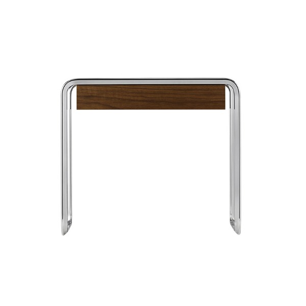 K2A Oblique side table with drawer - walnut