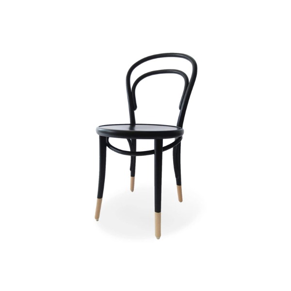 TON Chair 14 - Black Grain/Light Natural