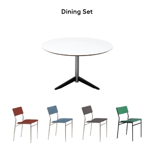 [DINING SET3/PRE-ORDER] TE 06 TABLE + SE 07 CHAIR