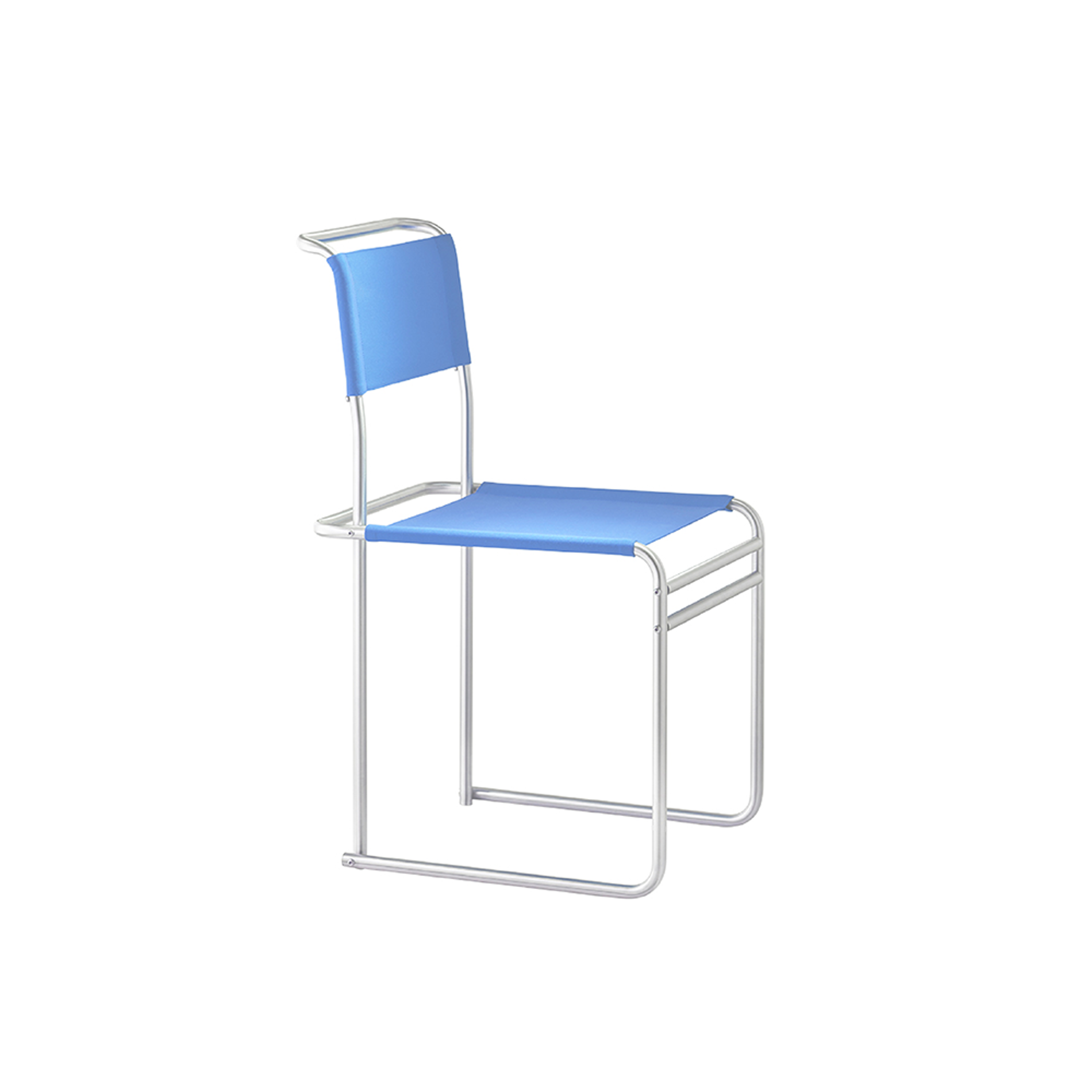 TECTA B40 Breuer Chair - Bauhaus Strap - Blue 1