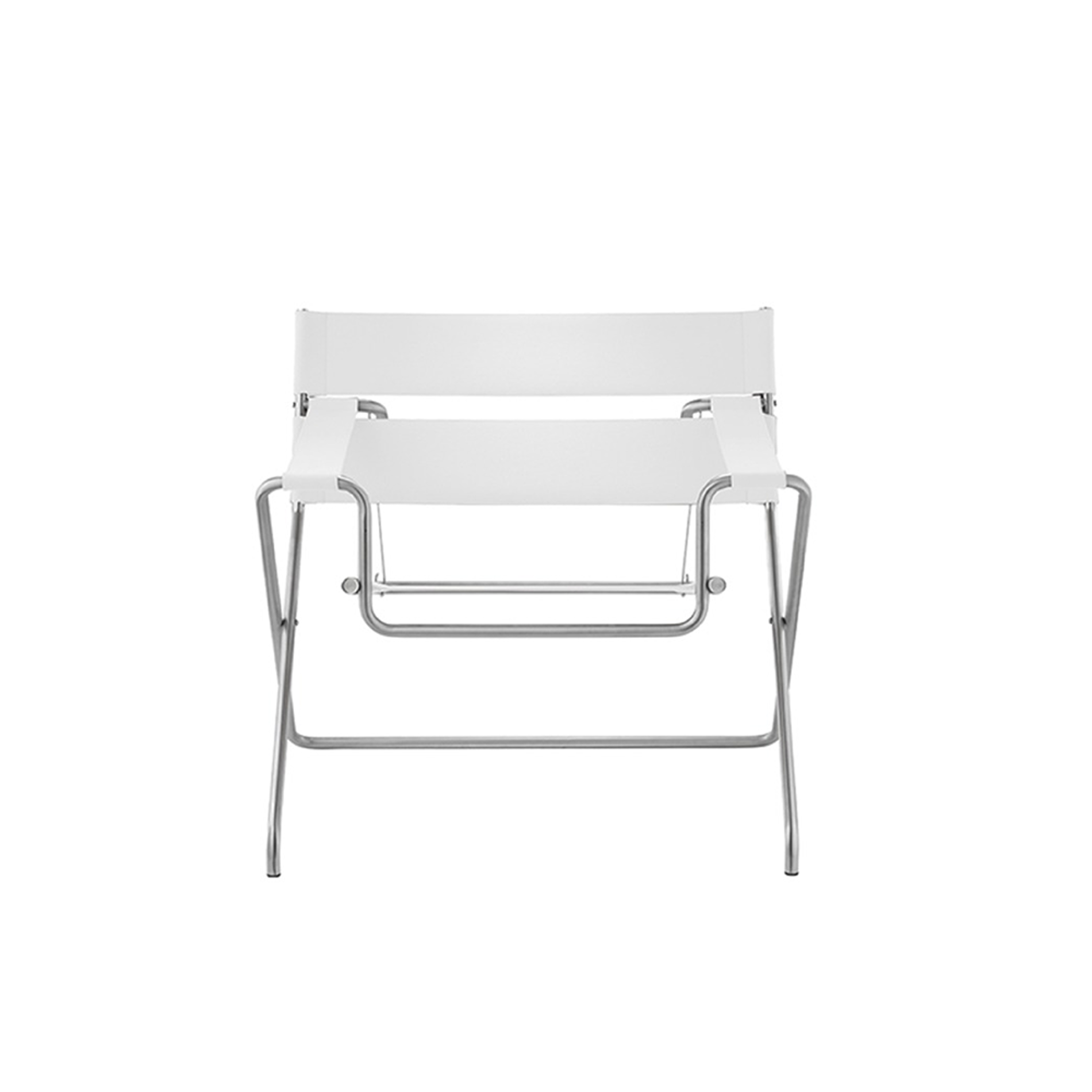 D4 Bauhaus Chair -  Bauhaus Strap / White (Outdoor Fabric)