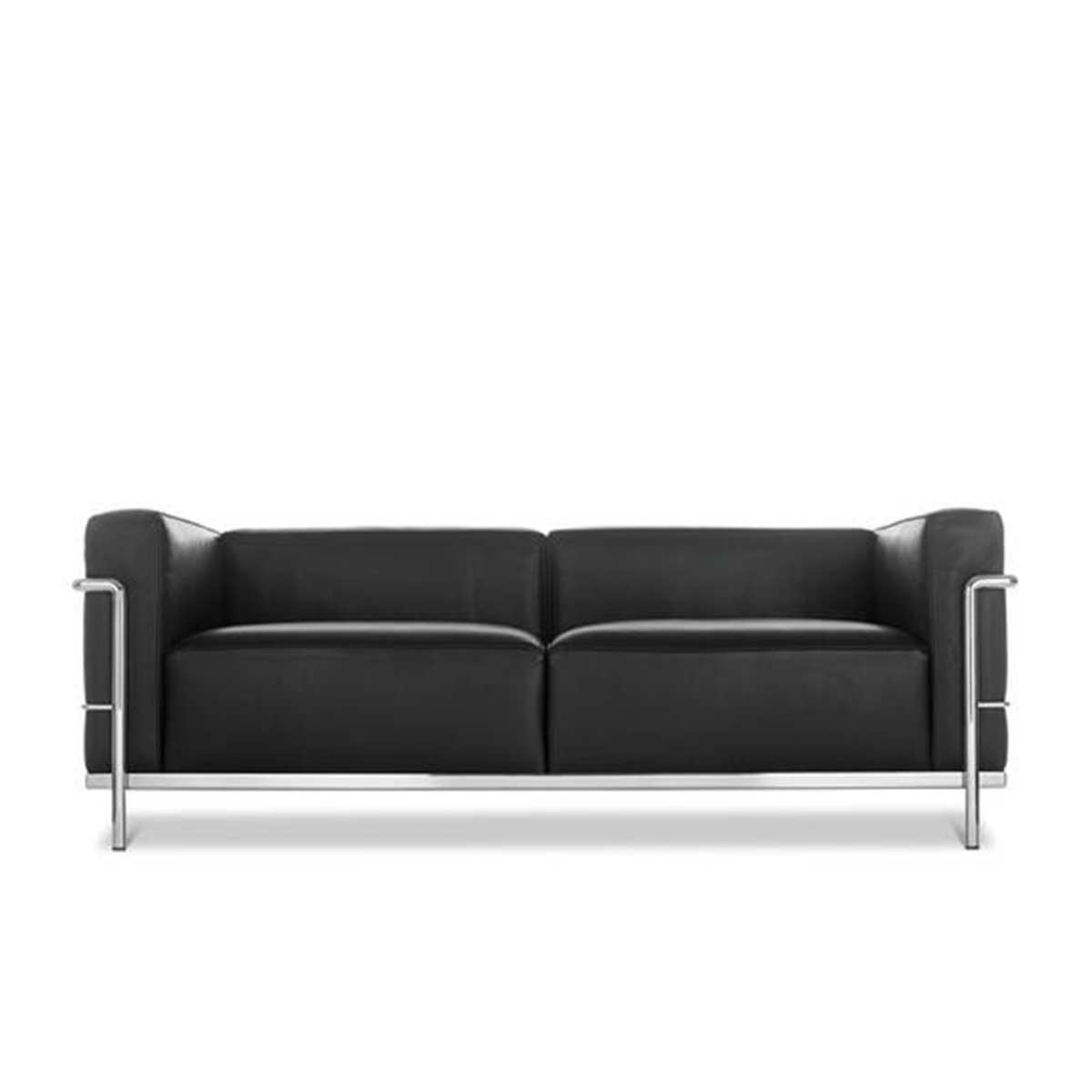 CASSINA LC3 2 Seater - Black / Eco Polyester