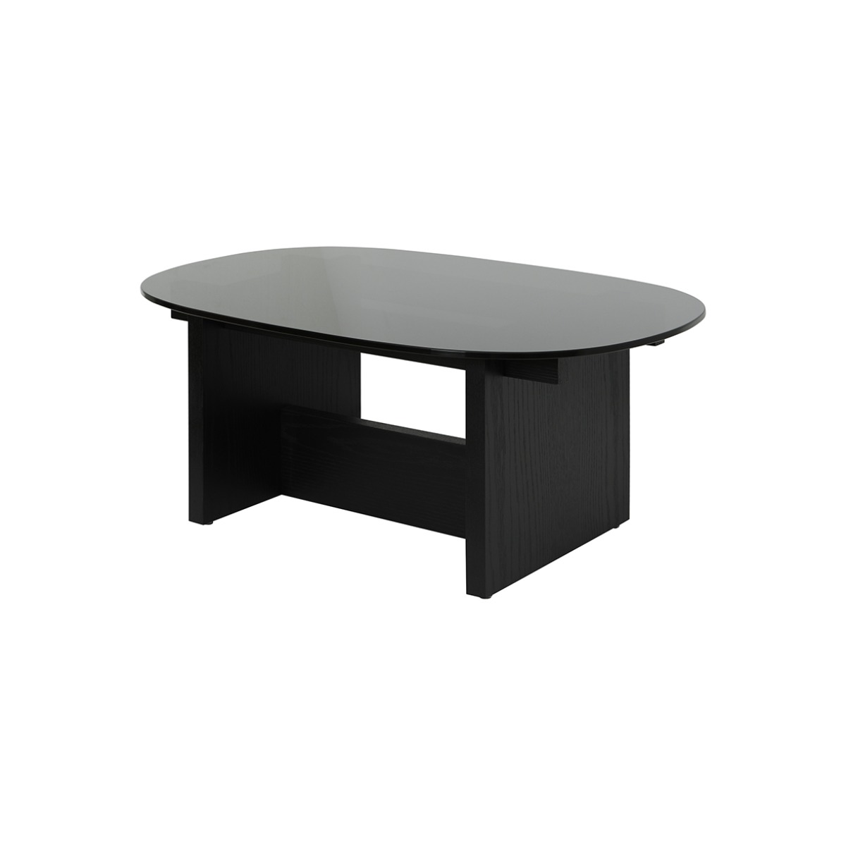 CONNECTORIAL Round Sofa Table - Black