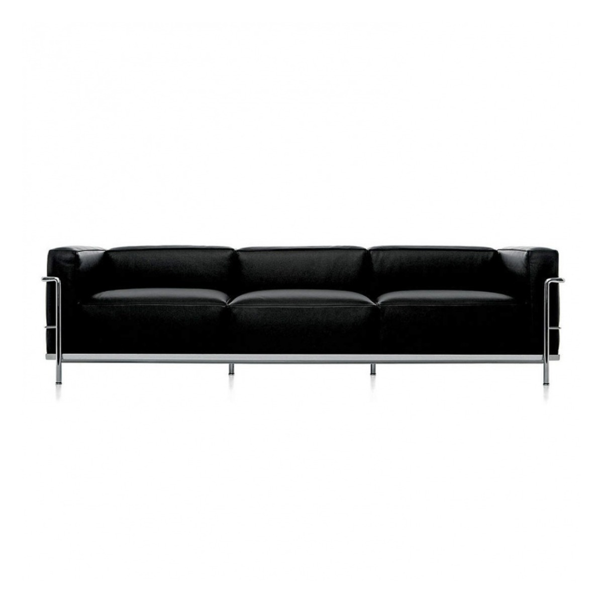 CASSINA LC3 3 Seater - Black / Feather