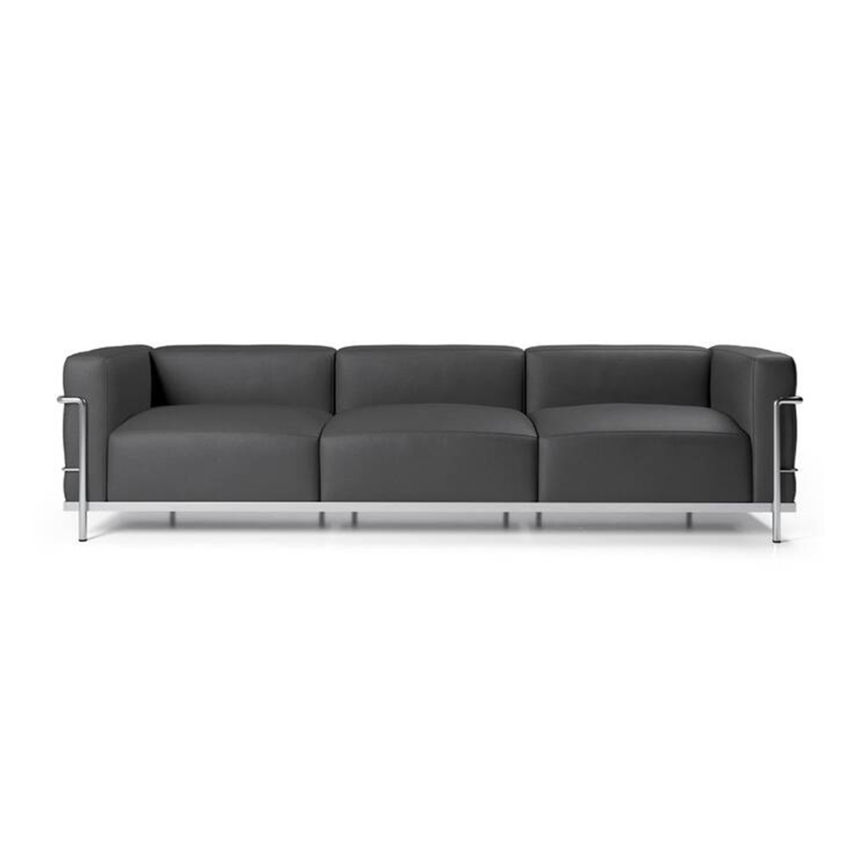 CASSINA LC3 3 Seater - Black / Eco Polyester