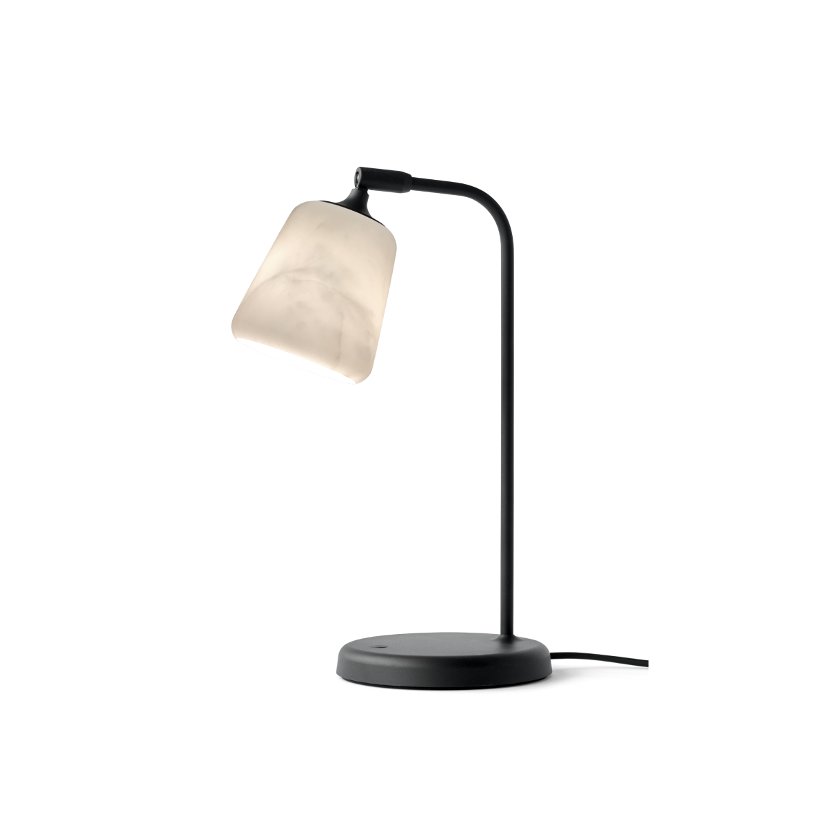 New Works Material Table Lamp - White