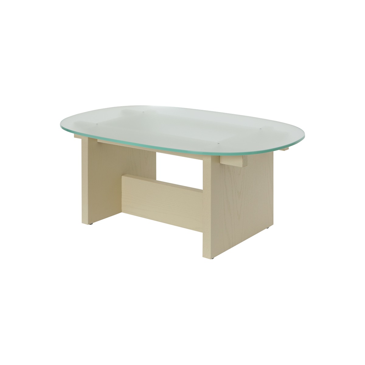 CONNECTORIAL Round Sofa Table - Beige
