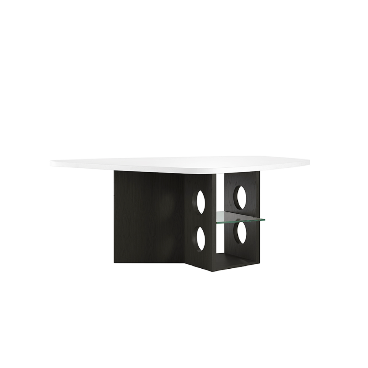 TECTA [GIFT] M21-1/M21 Dining, Conference or Executive Desk - White / Black