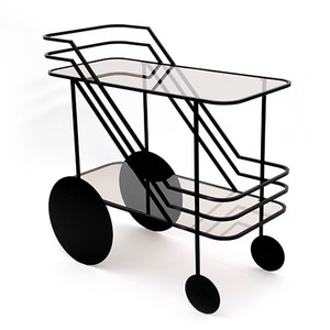 COME AS YOU ARE BAR CART - BLACK
