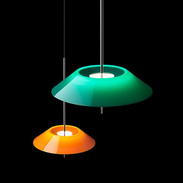 VIBIA Mayfair 5520 Pendant Lamp (Orange, Green)