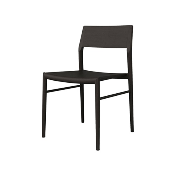 CHICAGO DINING CHAIR - BLACKSTAINED ASH