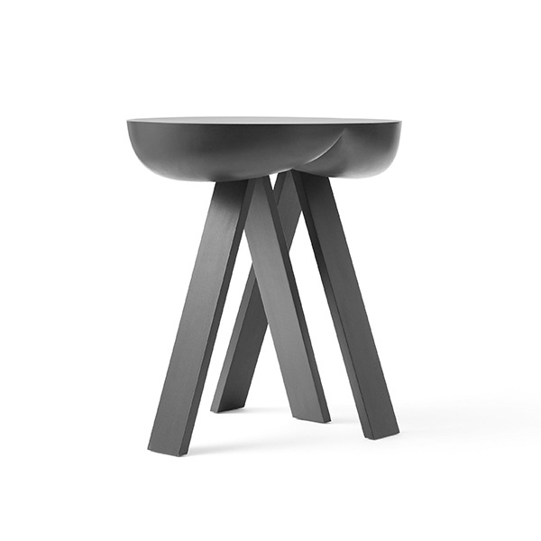 SIDE TABLE NO.2 - Black Matte Lacquered