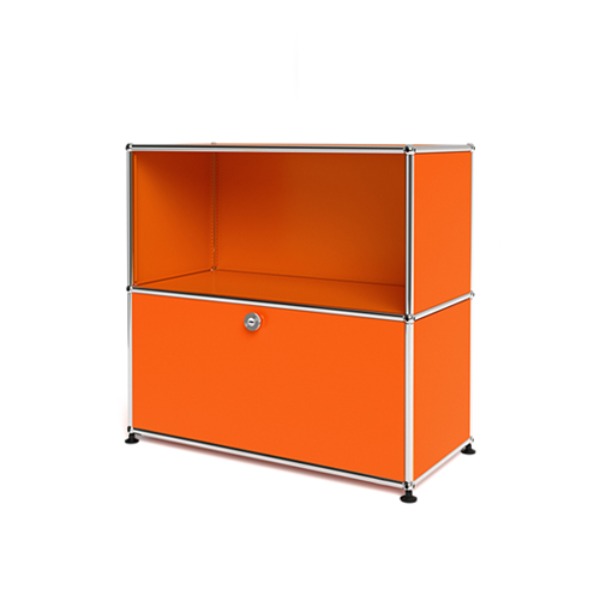 USM Haller storage 1x2 - Pure Orange