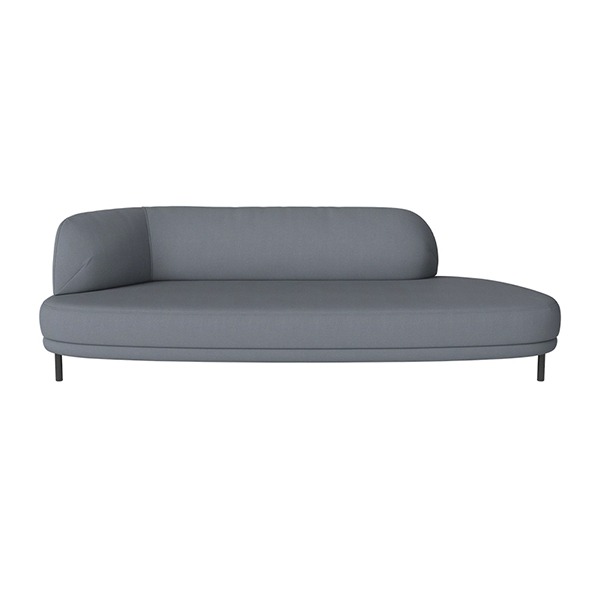 GRACE 3 SEATER SOFA WITH OPEN END RIGHT MIRA - STONE BLUE (바로배송)