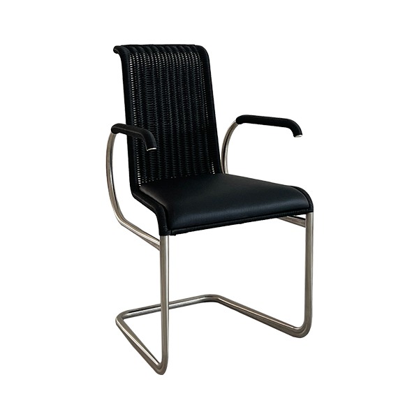 D22i CANTILEVER CHAIR - BLACK