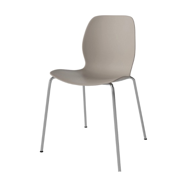 [1+1 EVENT] SEED CHAIR WITH METAL LEG - MOCCA