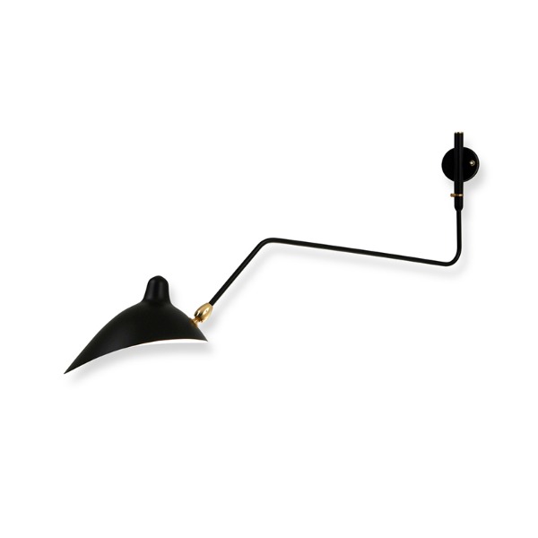 WALL LAMP 1 ROTATING CURVED ARM (도산점 문의)