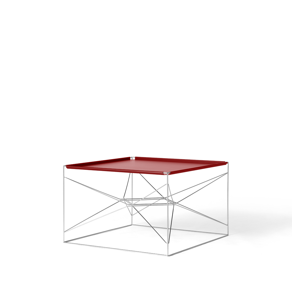 Ole Schjøll Wire Table - Red