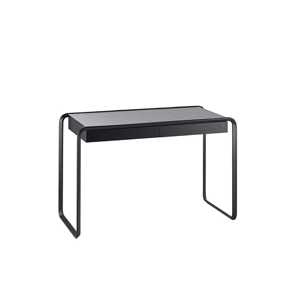 TECTA [Black Edition] K2D Oblique Desk with 2 Drawers - Black