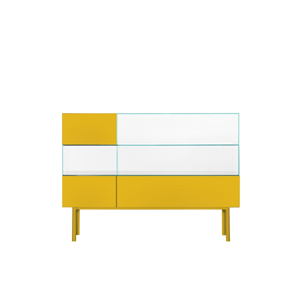 TECTA S4 Display Cabinet - Yellow