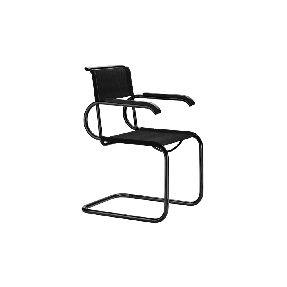 [Black Edition] D40 Bauhaus Cantilever Armchair