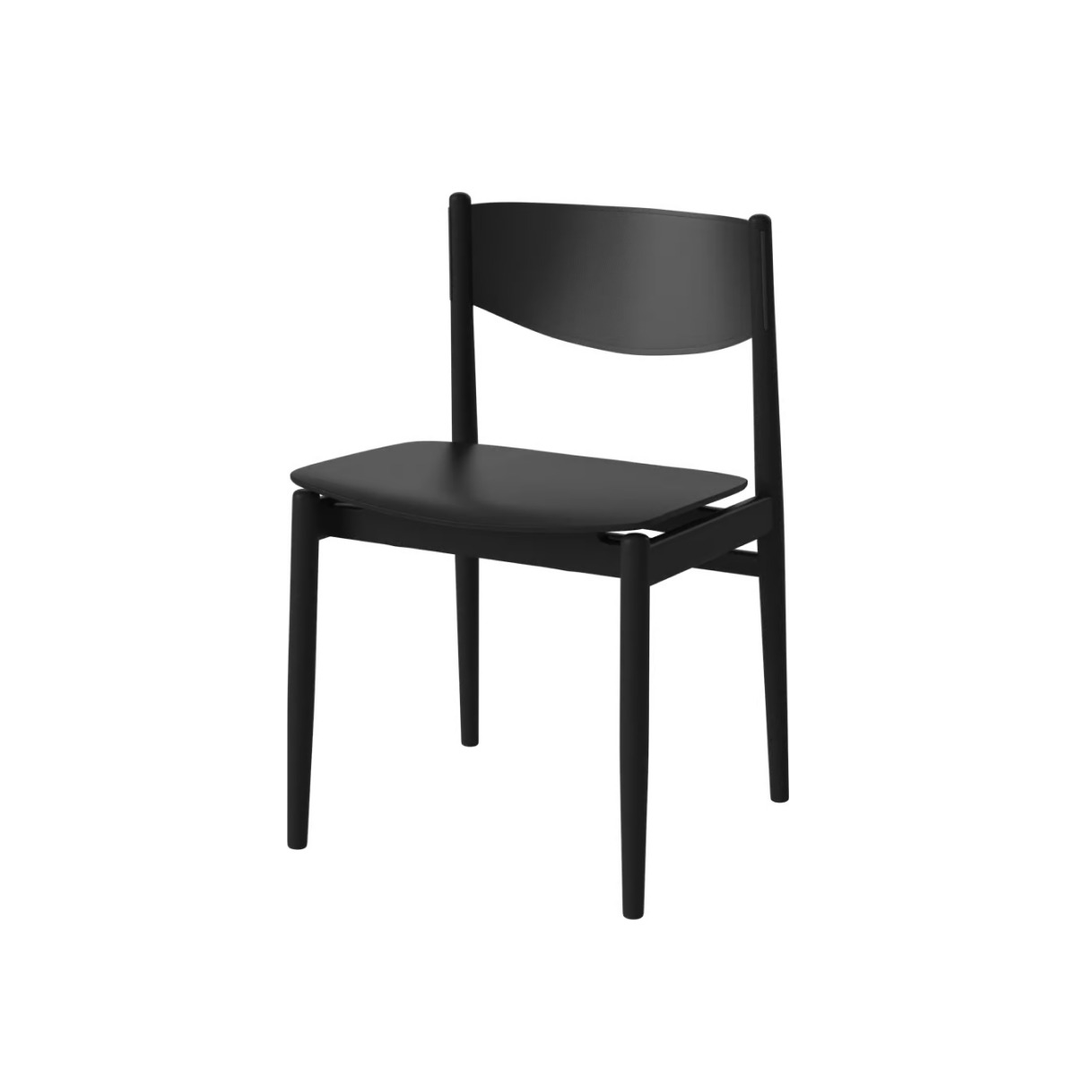 BOLIA Apelle Dining Chair - Black Ash 2color