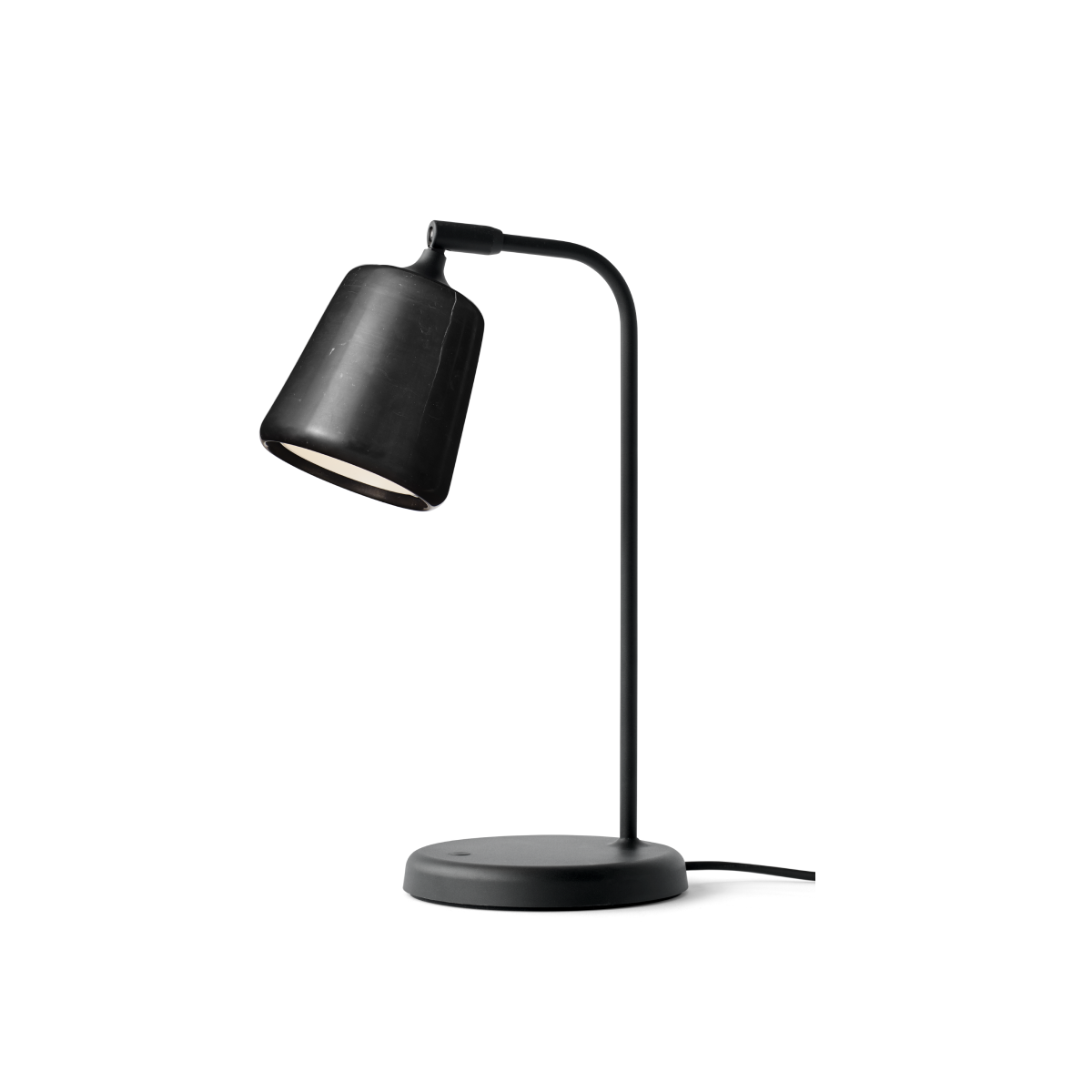 New Works Material Table Lamp - Black