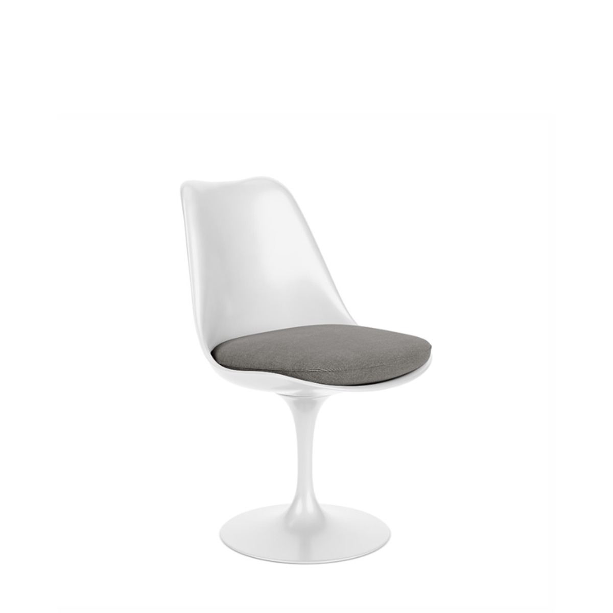 KNOLL Tulip Armless Chair white shell - 8colors