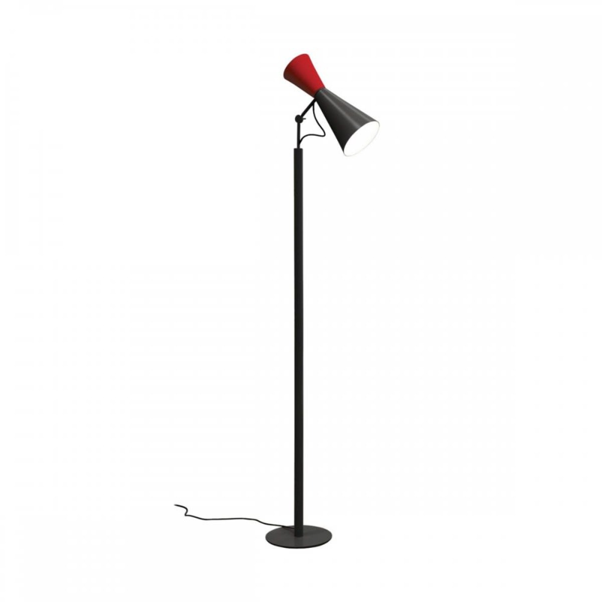 NEMO Parliament Floor Lamp - Black &amp; Red