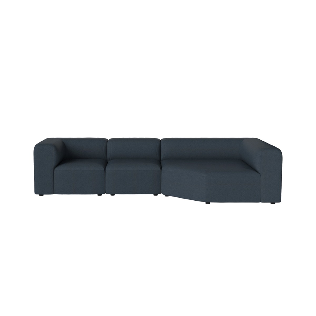 BOLIA [Outlet|DP] Angle 3 Unti Sofa with Back Unit Small - London / Dark Blue