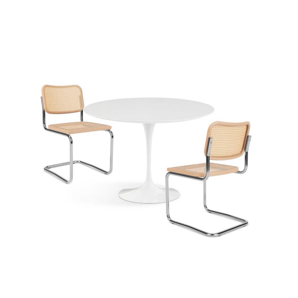 KNOLL [PROMOTION 20%] Saarinen Dining Table(ø107) + Cesca Chair