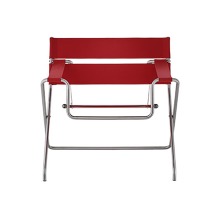 D4 BAUHAUS CHAIR - RED LEATHER 1