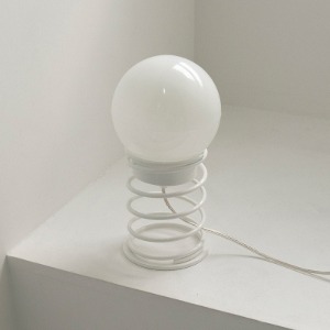 MOON SPIRAL TABLE LAMP - WHITE